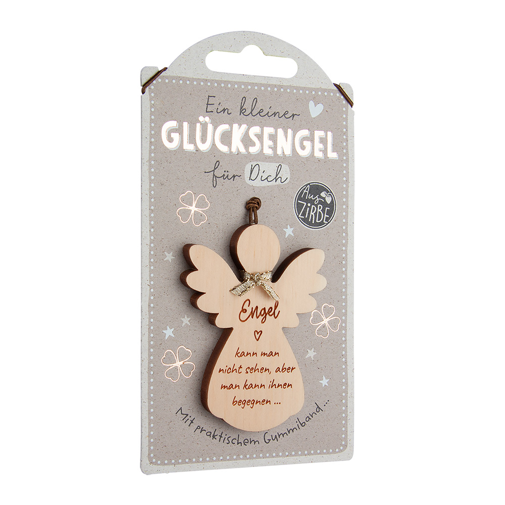 LuckyAngels - Engel aus Zirbe: "Engel kann..." LuckyAngels - Engel aus Zirbe: "Engel kann..."