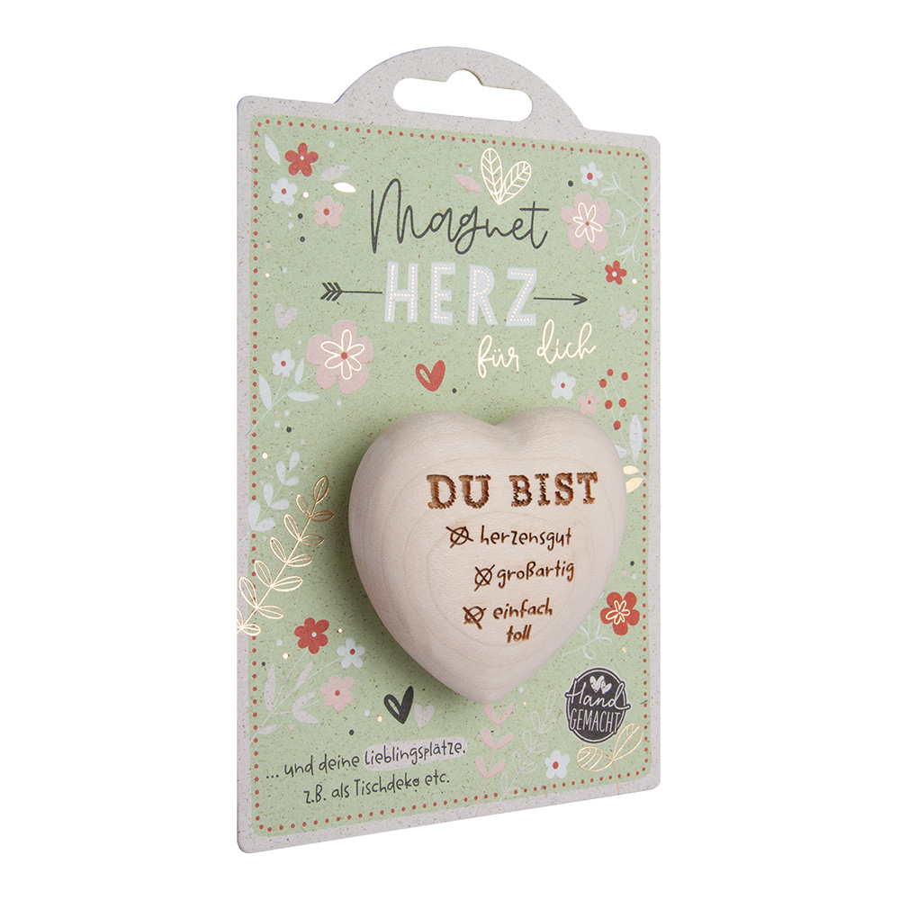 LovelyHearts - mit Magnet: "Du bist..." LovelyHearts - mit Magnet: "Du bist..."