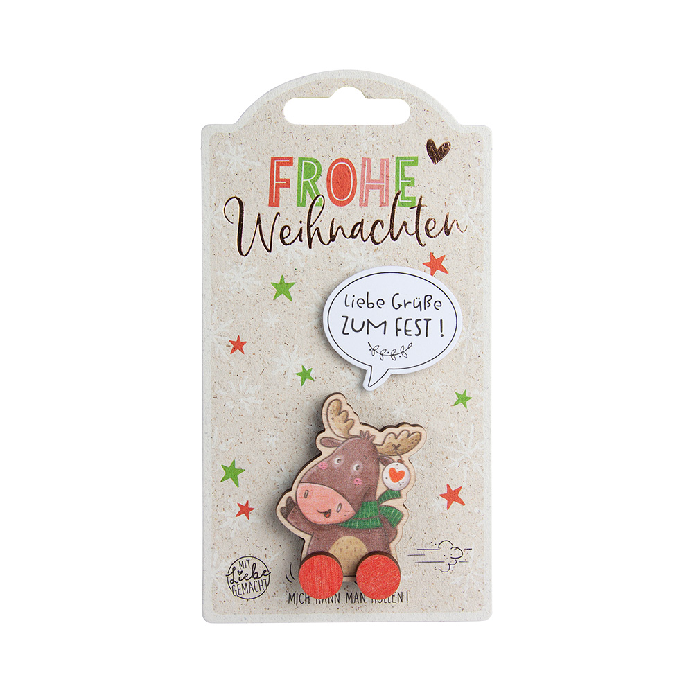 Rollies A - Weihnachten: Elch "Liebe Grüße zum..." Rollies A - Weihnachten: Elch "Liebe Grüße zum..."