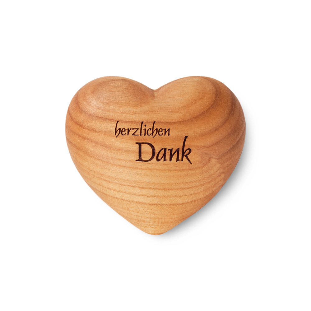 Herz symmetrisch Gr. 1: "herzlichen Dank" Herz symmetrisch Gr. 1: "herzlichen Dank"