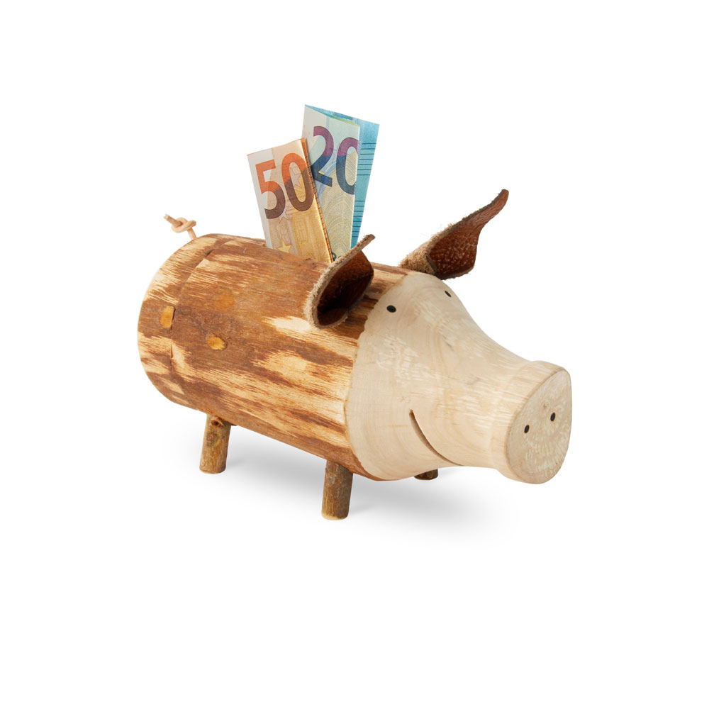 Sparschwein Rudi Gr. 0 ohne Rinde Sparschwein Rudi Gr. 0 ohne Rinde