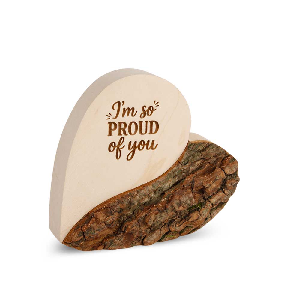 Rindenherz Yin-Yang Gr. 1: "I´m so Proud of you"