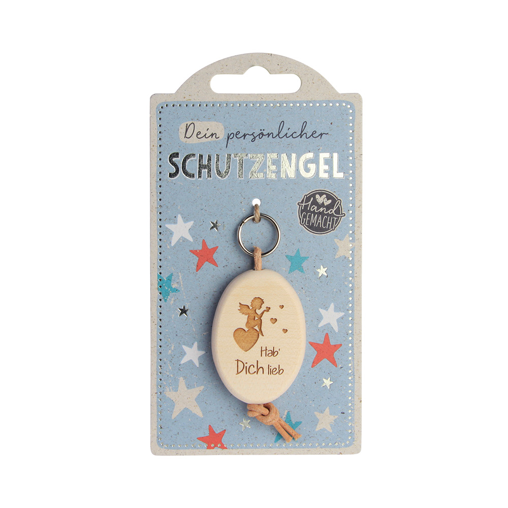 LuckyKeys: Oval "Hab' Dich lieb" LuckyKeys: Oval "Hab' Dich lieb"