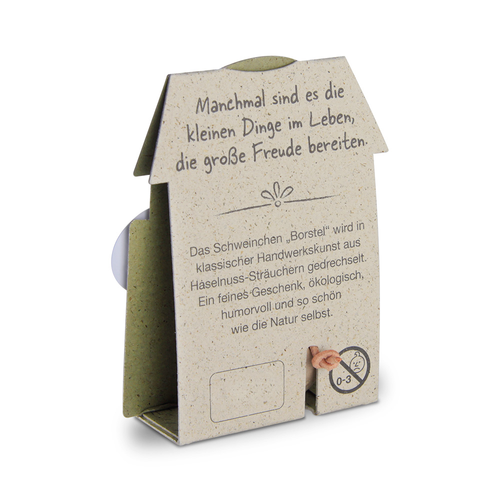 Glücksschweinchen mit Bollenhut: "...Black Forest" Glücksschweinchen mit Bollenhut: "...Black Forest"