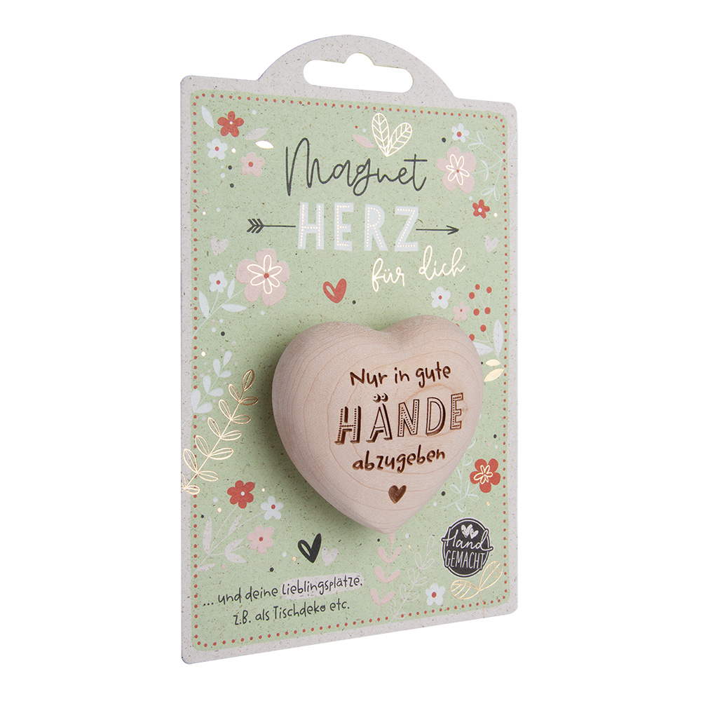 LovelyHearts - mit Magnet: "Nur in gute Hände..." LovelyHearts - mit Magnet: "Nur in gute Hände..."