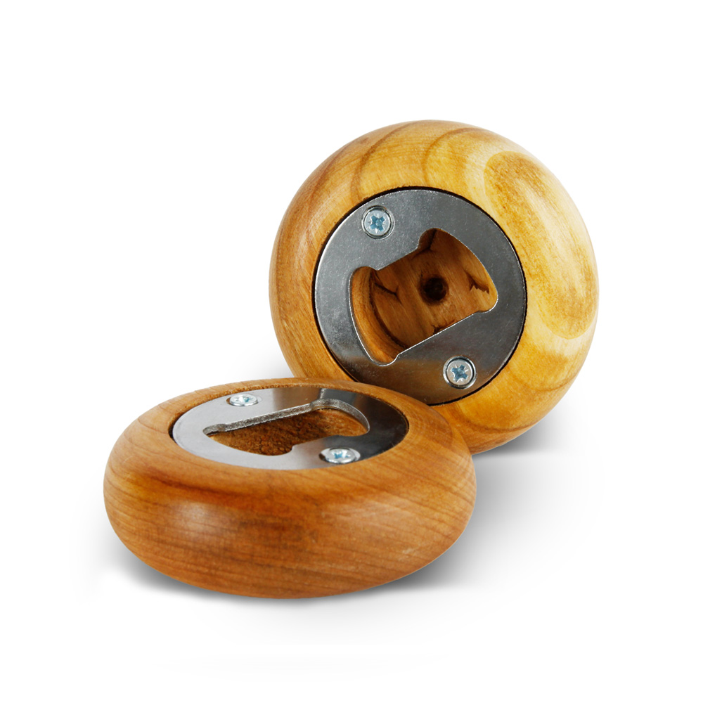 Flaschenöffner, rund "Bester Papa der Welt"