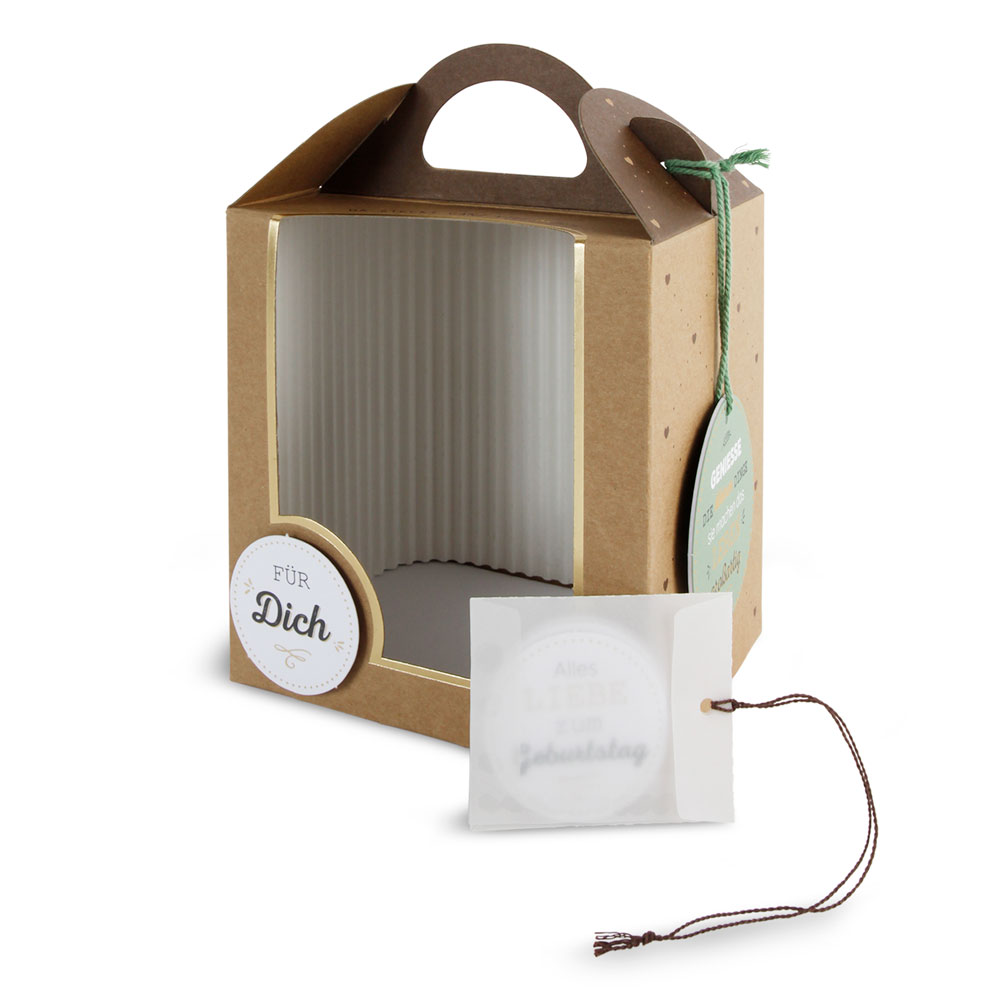 Geschenkbox für Botschafts-Tags Geschenkbox für Botschafts-Tags