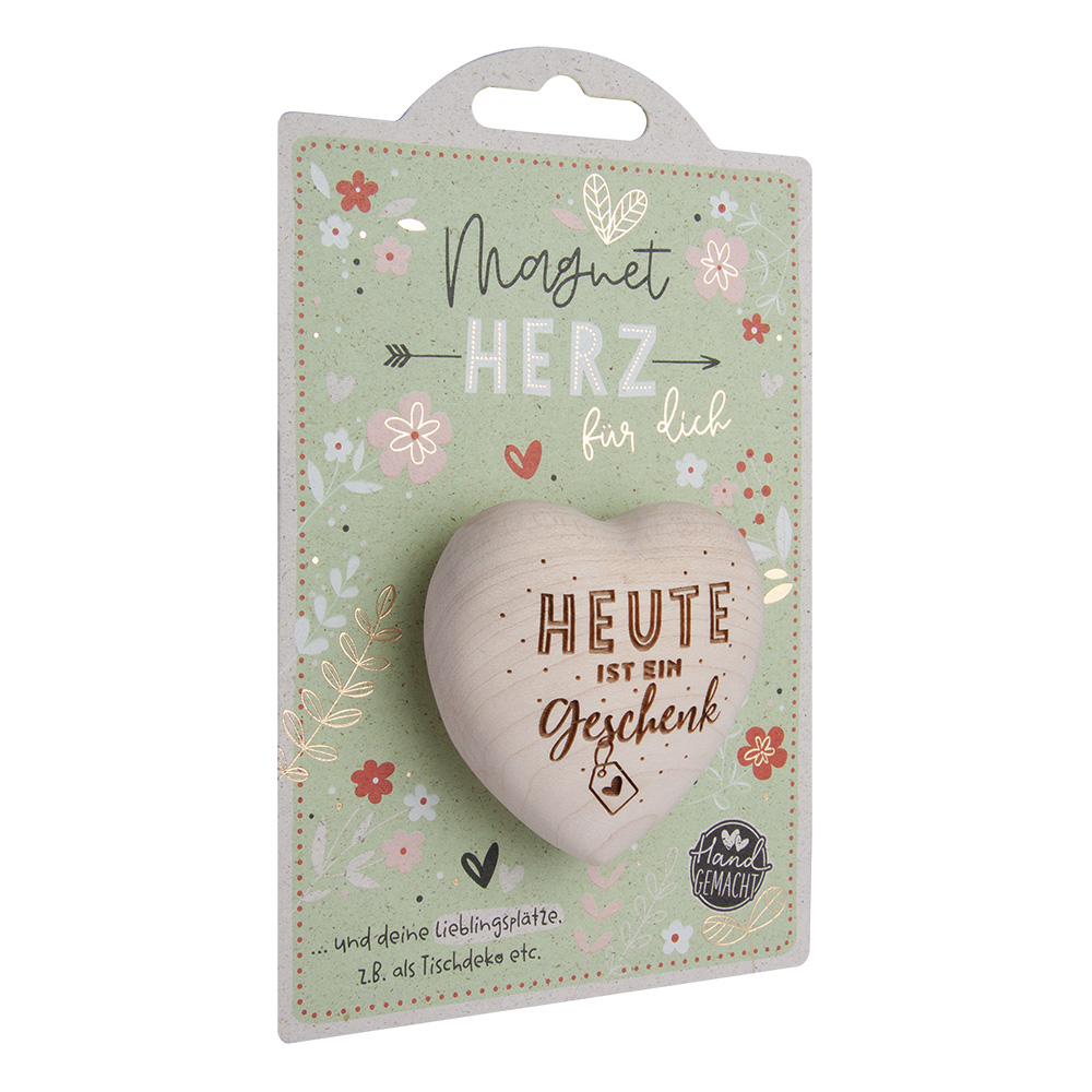LovelyHearts - mit Magnet: "Heute ist ein..." LovelyHearts - mit Magnet: "Heute ist ein..."