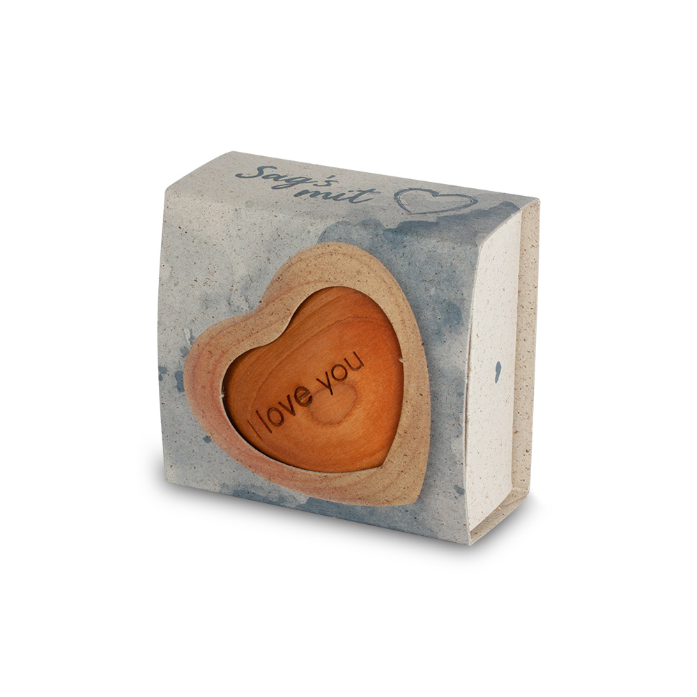 Herz symmetrisch Gr. 1: "I love you" Herz symmetrisch Gr. 1: "I love you"