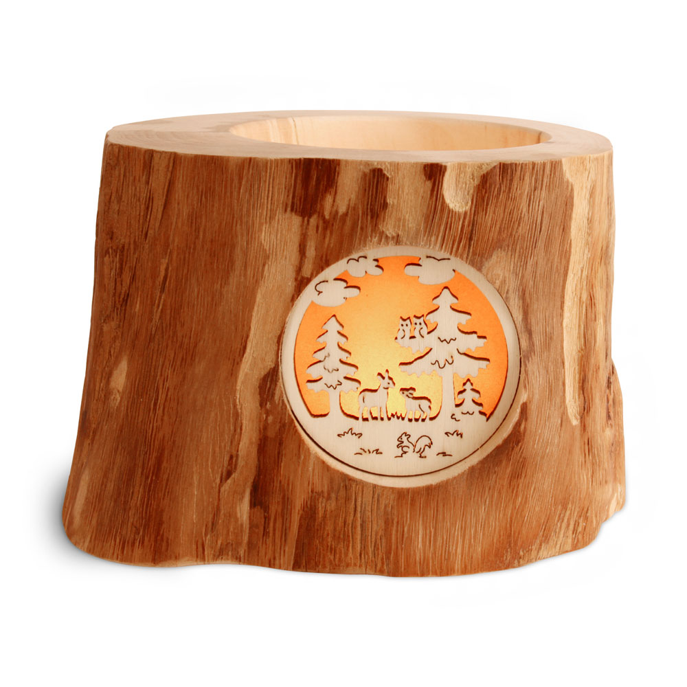 Stimmungsleuchter Gr. 1 ohne Rinde, 3 Jahresm... Stimmungsleuchter Gr. 1 ohne Rinde, 3 Jahresm...