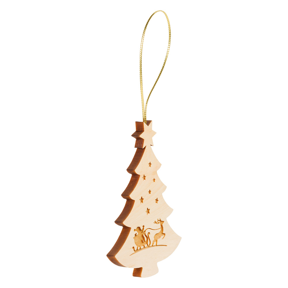 Anh. Zirben-Weihnachtsbaum: Schlittenfahrt Anh. Zirben-Weihnachtsbaum: Schlittenfahrt