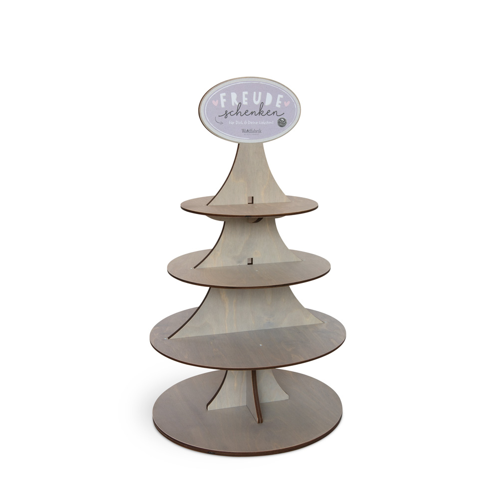 D4 Tischdisplay fix, Tanne H 73 cm D4 Tischdisplay fix, Tanne H 73 cm