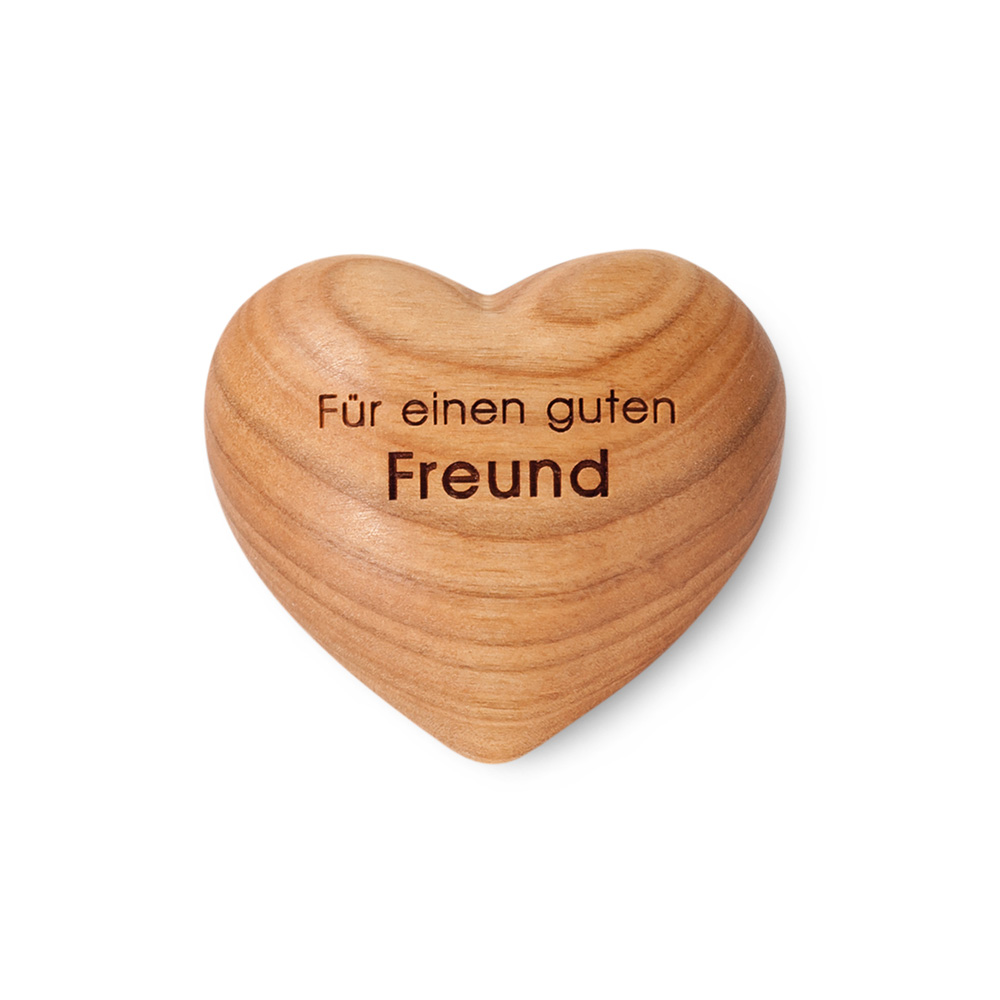 Herz symmetrisch Gr. 1: "Für einen guten Freund" Herz symmetrisch Gr. 1: "Für einen guten Freund"