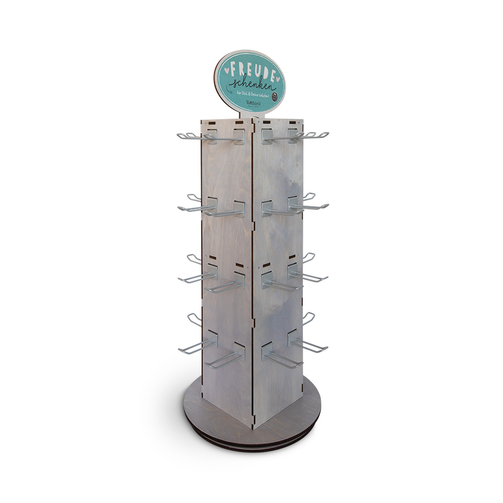 D6 Tischdisplay drehbar, Quattro doppelt, D6-442-1 D6 Tischdisplay drehbar, Quattro doppelt, D6-442-1