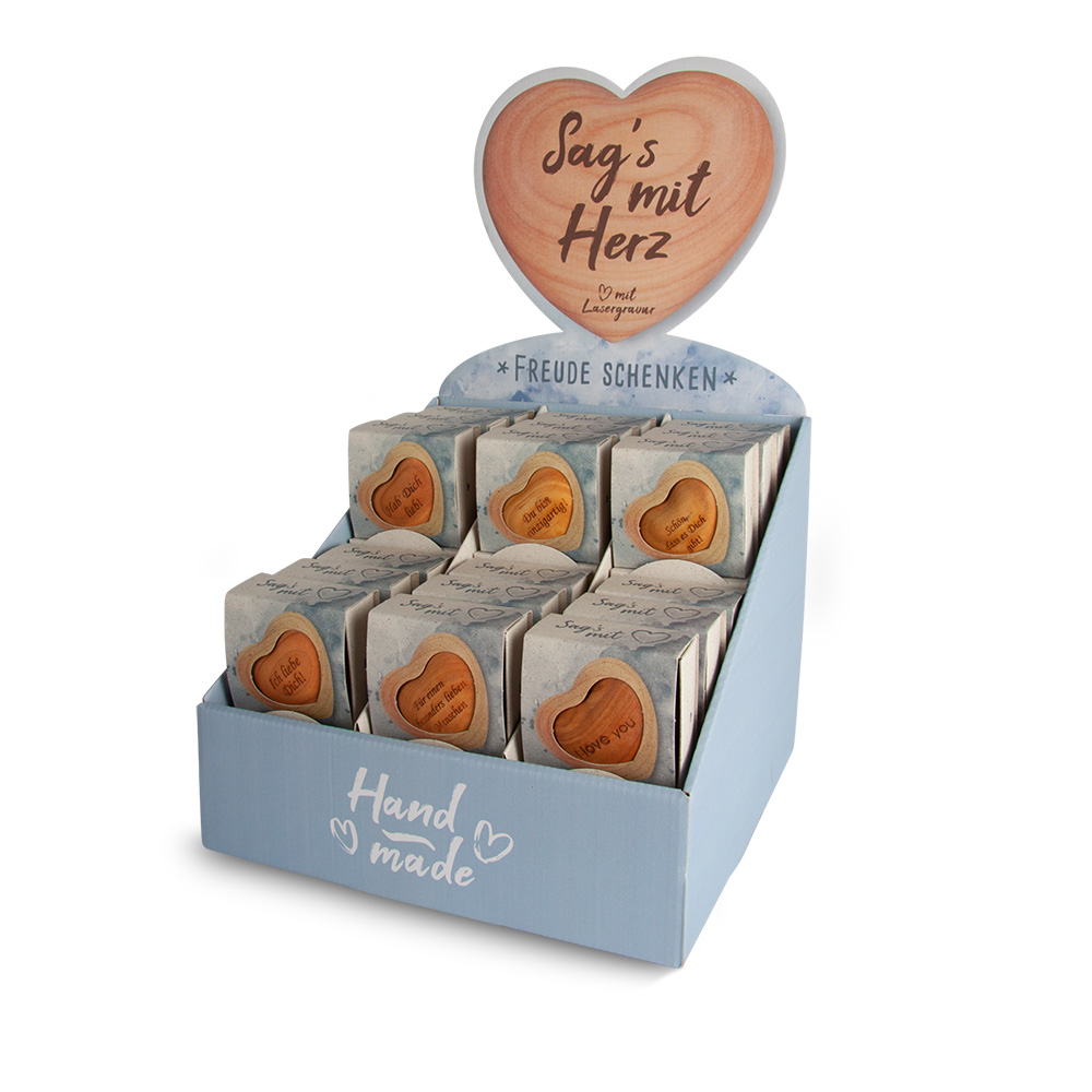 Herz symmetrisch Gr. 1: "Hab' Dich lieb!" Herz symmetrisch Gr. 1: "Hab' Dich lieb!"