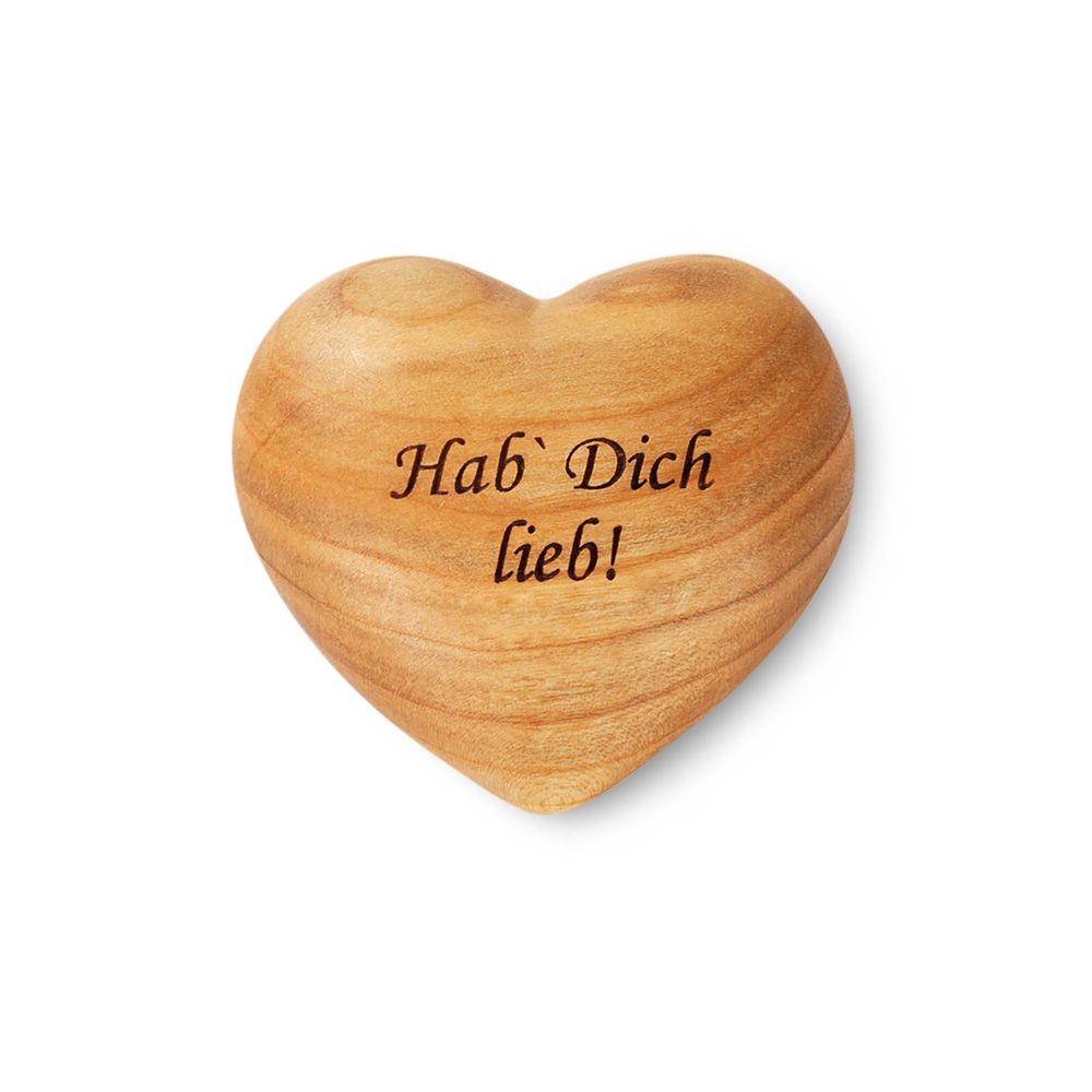 Herz symmetrisch Gr. 1: "Hab' Dich lieb!" Herz symmetrisch Gr. 1: "Hab' Dich lieb!"