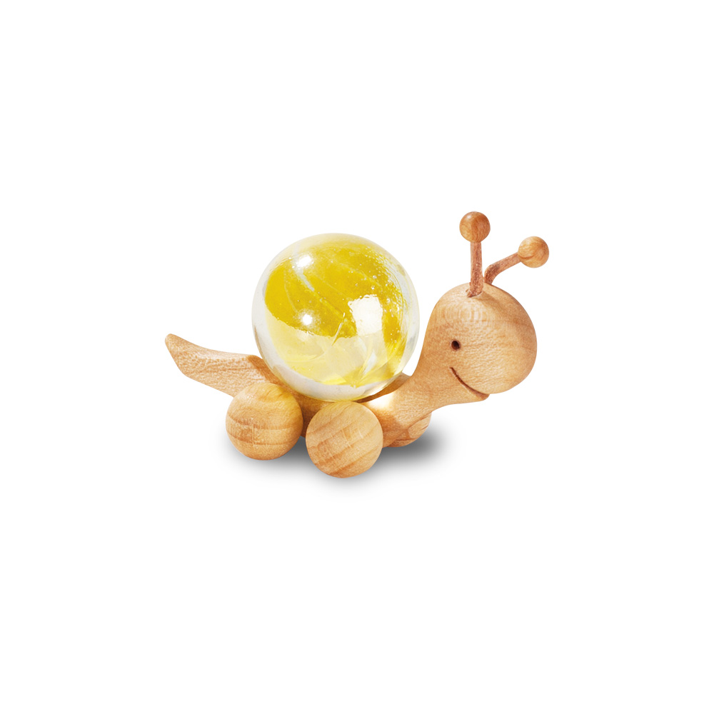 Rollie: Schnecke mit Murmel 2 cm Rollie: Schnecke mit Murmel 2 cm