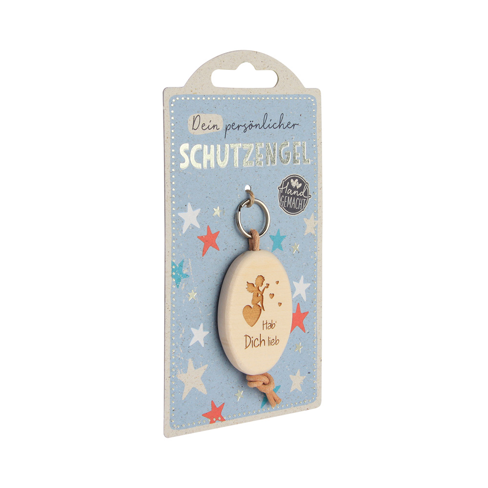 LuckyKeys: Oval "Hab' Dich lieb" LuckyKeys: Oval "Hab' Dich lieb"