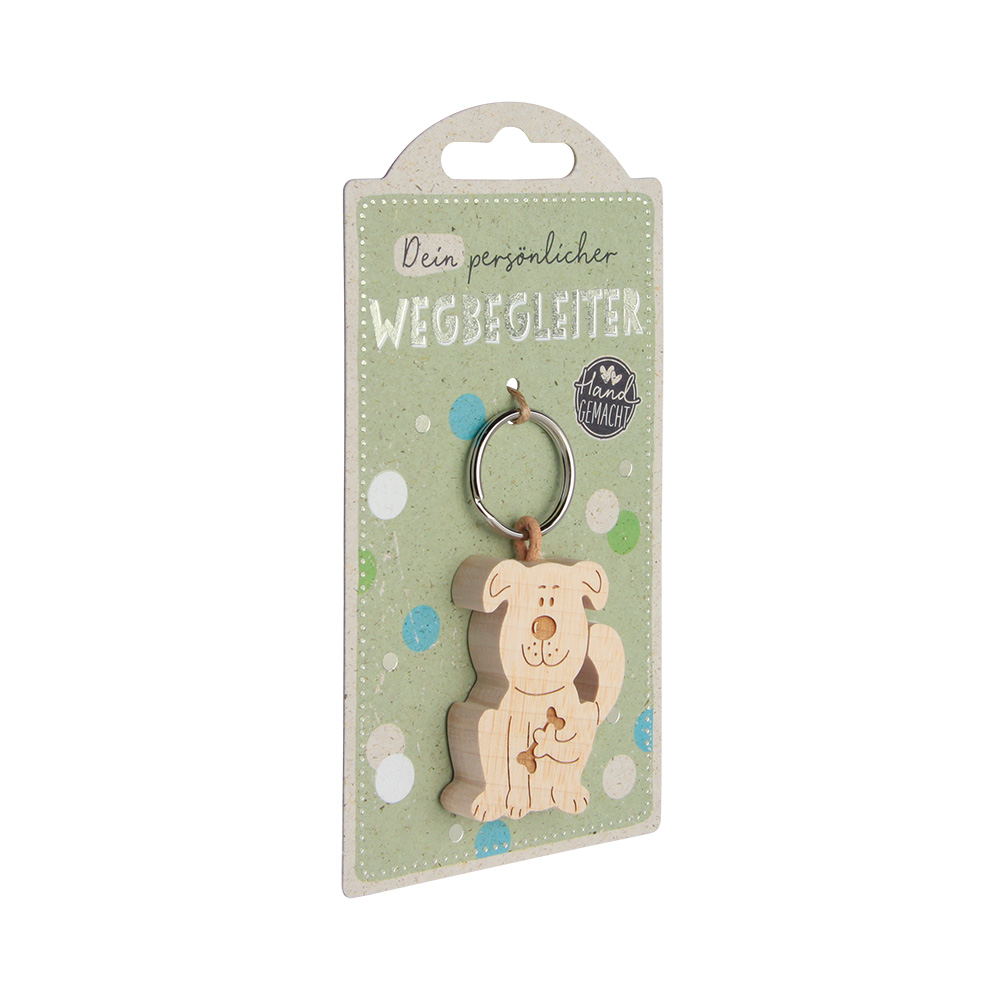 LuckyKeys: Hund sitzend LuckyKeys: Hund sitzend