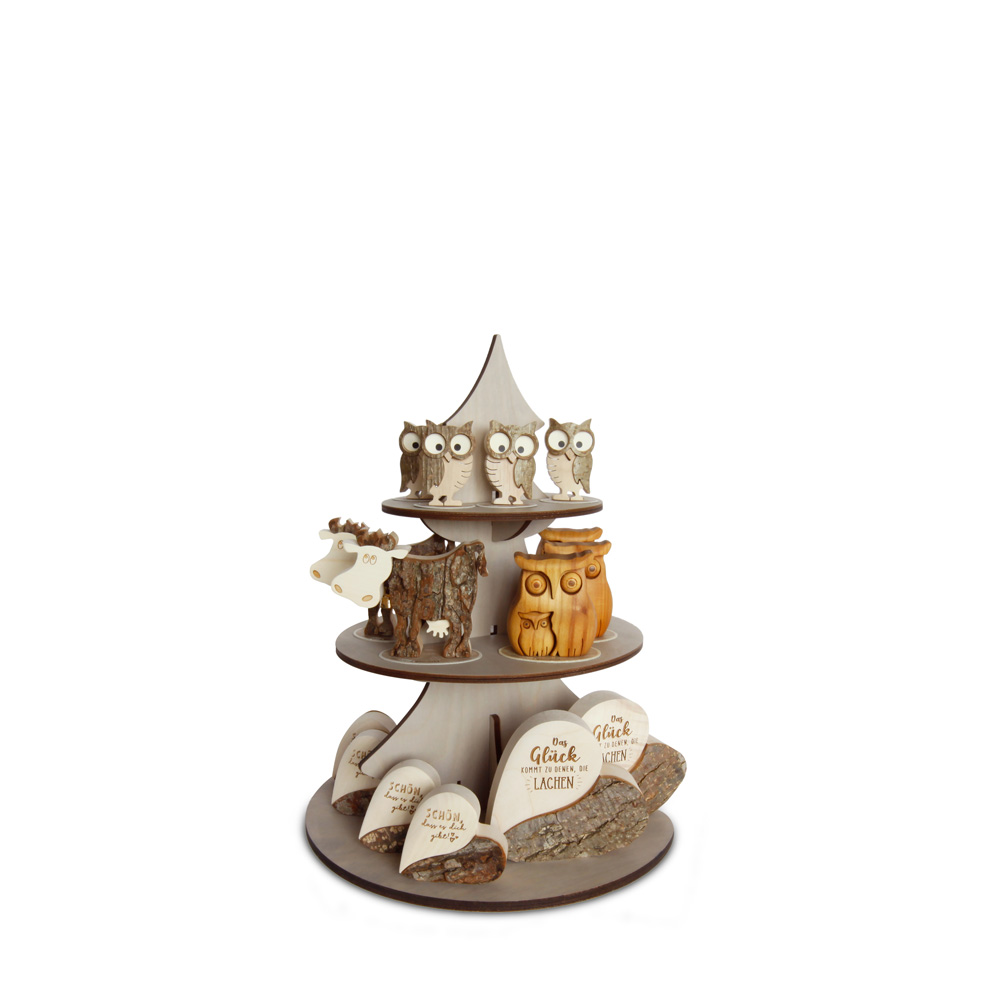 D4 Tischdisplay fix, Tanne H 38 cm D4 Tischdisplay fix, Tanne H 38 cm