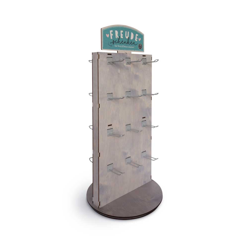 D6 Tischdisplay drehbar, Duo, D6-2434-12 D6 Tischdisplay drehbar, Duo, D6-2434-12