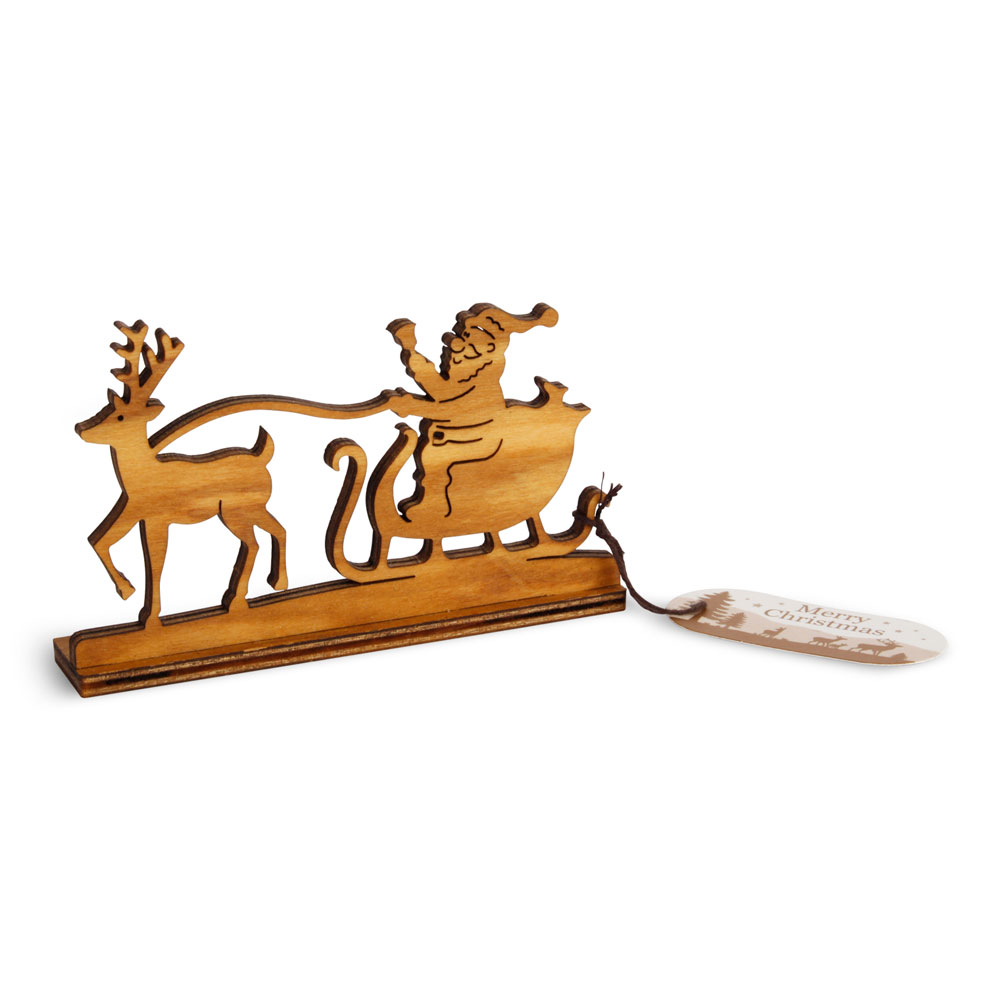 Furnier-Szenerie: Weihnachtsmann Furnier-Szenerie: Weihnachtsmann