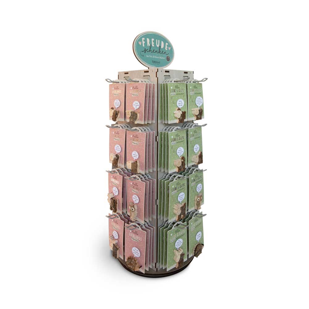 D6 Tischdisplay drehbar, Quattro doppelt, D6-442-2 D6 Tischdisplay drehbar, Quattro doppelt, D6-442-2