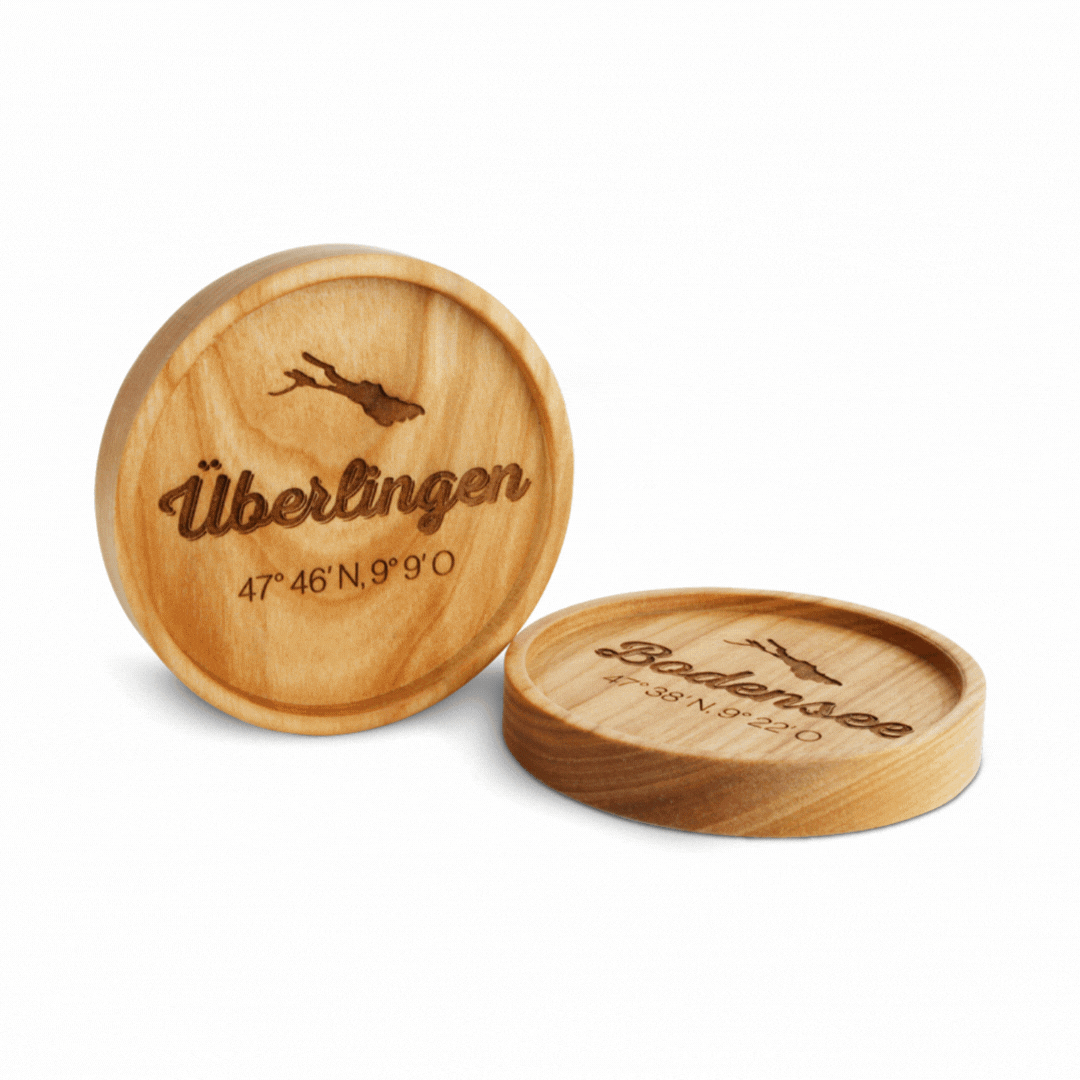 Waldfabrik Holz-Untersetzer