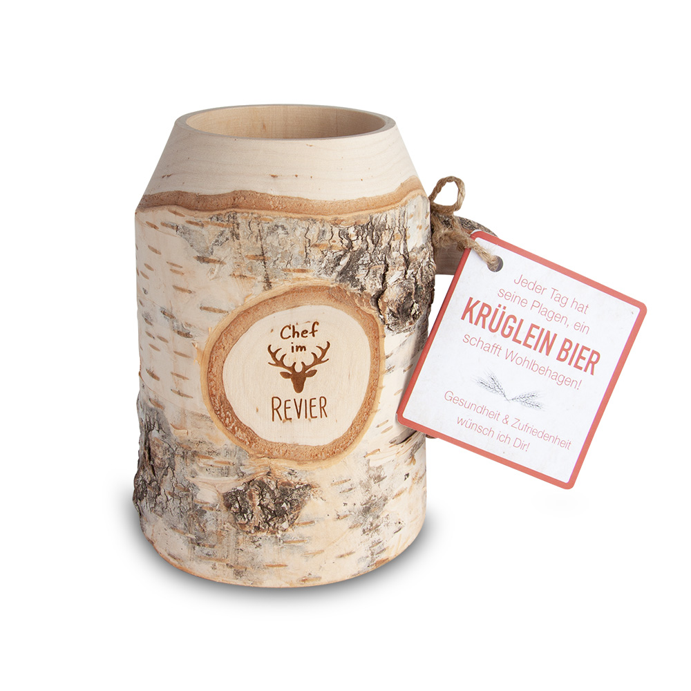 Bierkrug 0,4 ltr "Chef im Revier" Bierkrug 0,4 ltr "Chef im Revier"