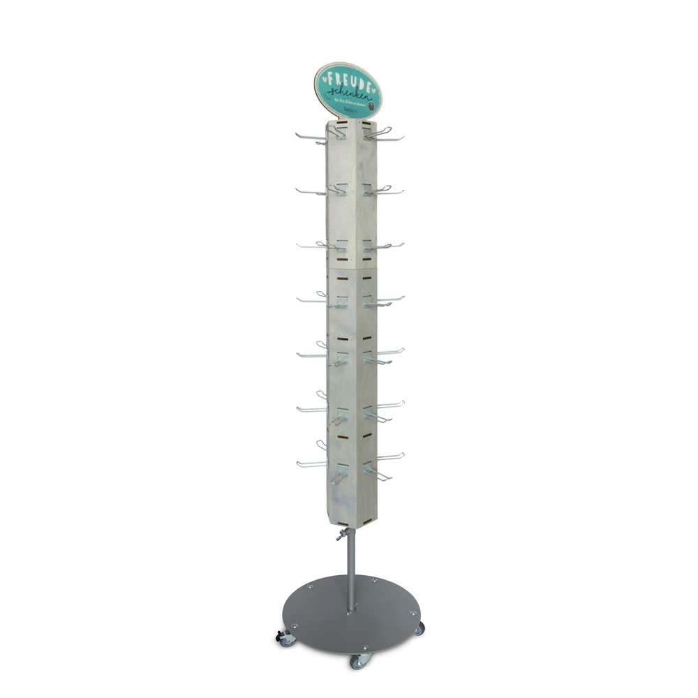 D8 Bodendisplay drehbar, Hexagon, D8-671-1 D8 Bodendisplay drehbar, Hexagon, D8-671-1