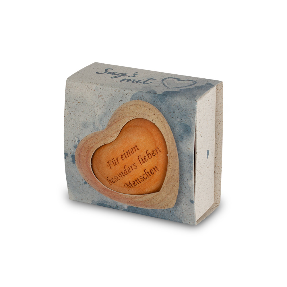 Herz symmetrisch Gr. 1: "Für einen besonders..." Herz symmetrisch Gr. 1: "Für einen besonders..."