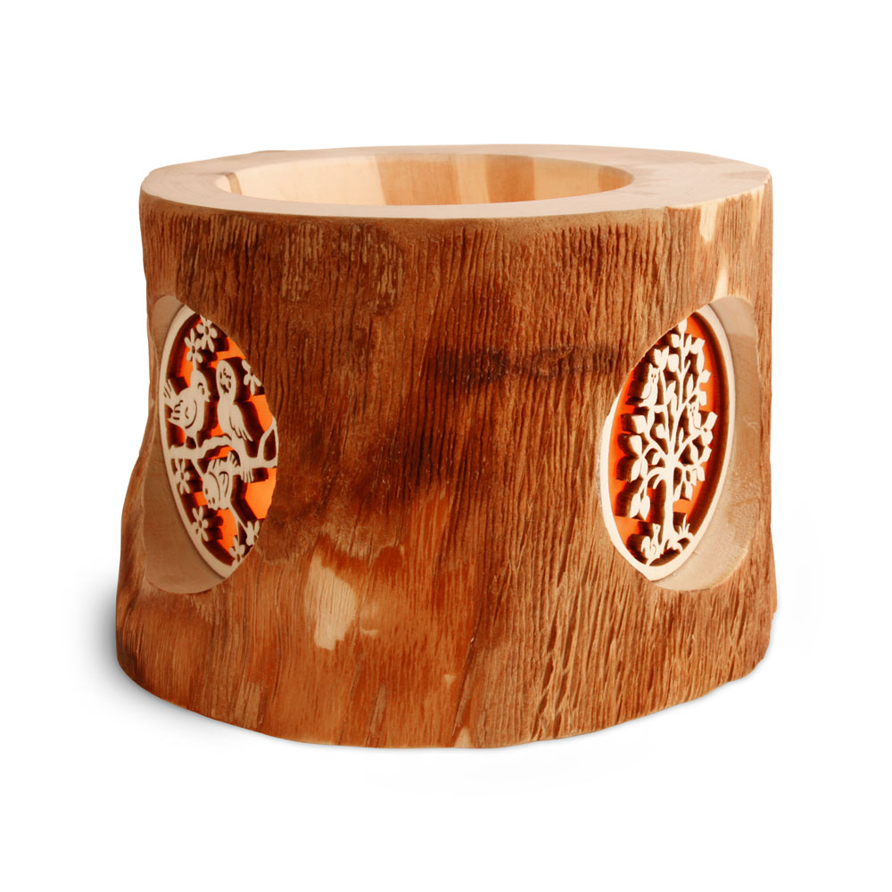 Stimmungsleuchter Gr. 1 ohne Rinde, 3 Jahresm... Stimmungsleuchter Gr. 1 ohne Rinde, 3 Jahresm...