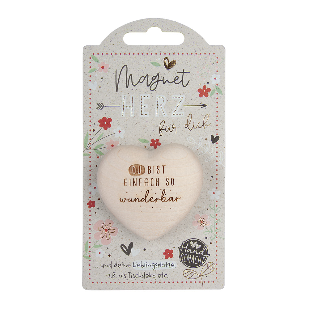 LovelyHearts - mit Magnet: "Du bist einfach so..." LovelyHearts - mit Magnet: "Du bist einfach so..."