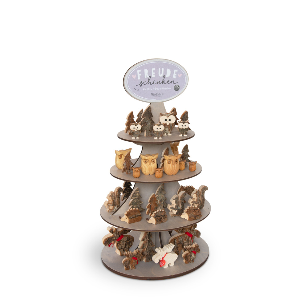 D4 Tischdisplay fix, Tanne H 63 cm D4 Tischdisplay fix, Tanne H 63 cm