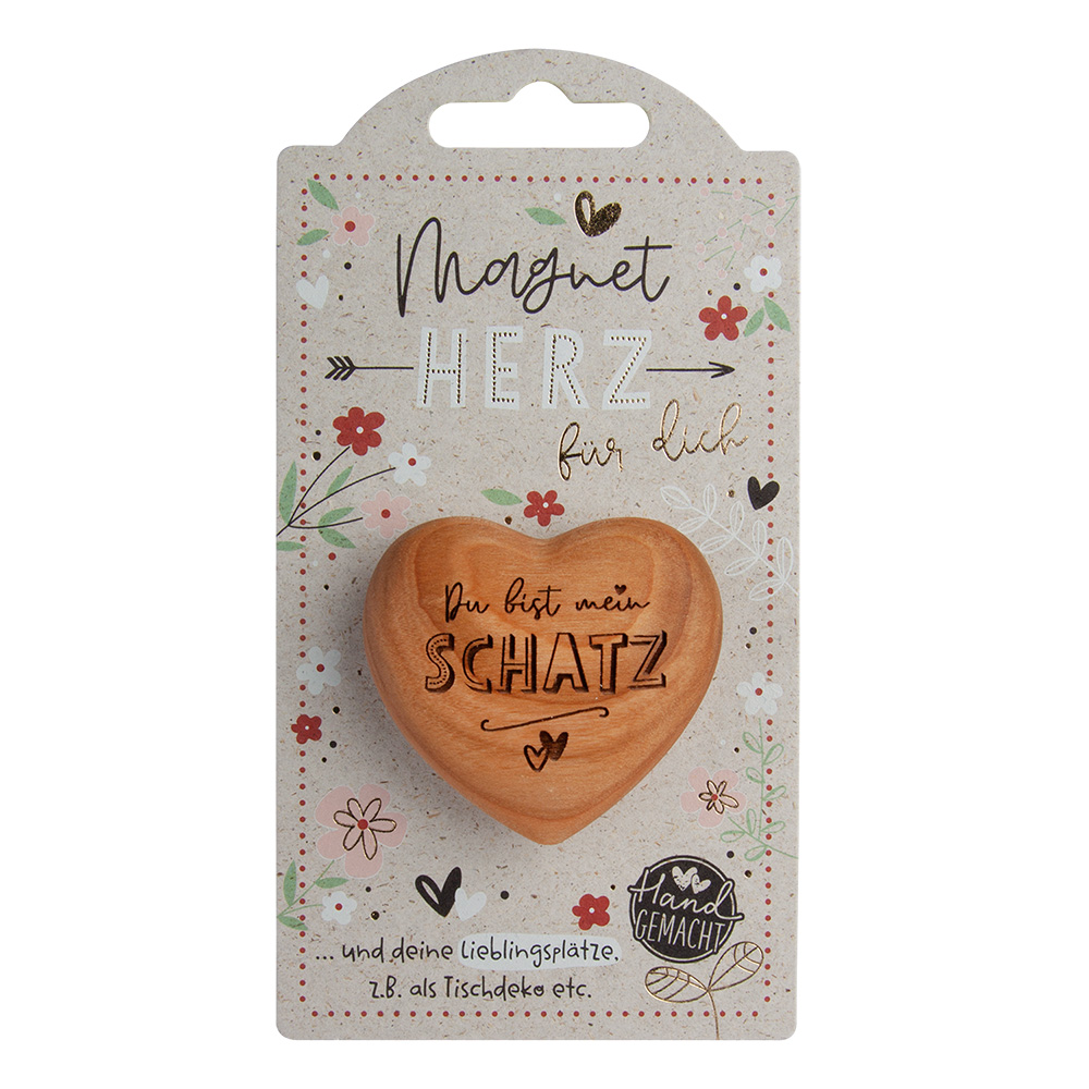 LovelyHearts - mit Magnet: "Du bist mein Schatz" LovelyHearts - mit Magnet: "Du bist mein Schatz"