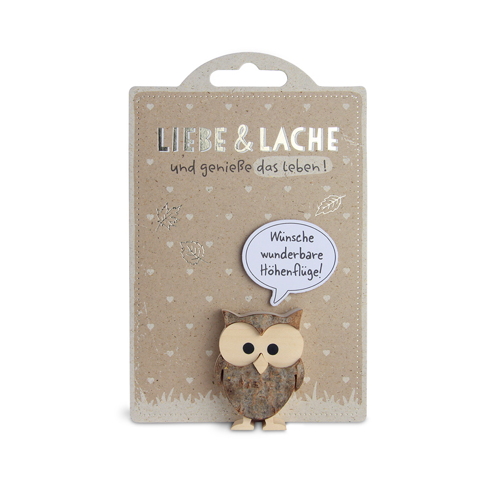 HappyAnimals - Liebe, Lache…, Eule: "Wünsche..." HappyAnimals - Liebe, Lache…, Eule: "Wünsche..."