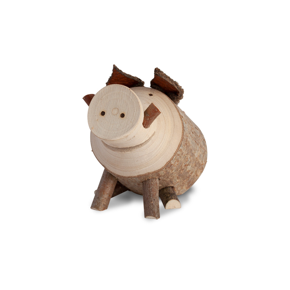 Wildschwein Borstel Gr. 3 sitzend Wildschwein Borstel Gr. 3 sitzend