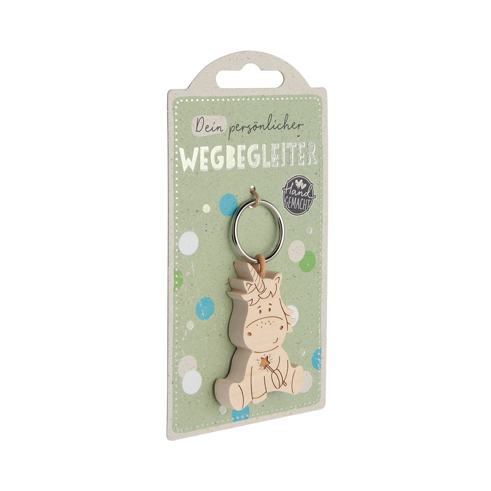 LuckyKeys: Einhorn sitzend LuckyKeys: Einhorn sitzend