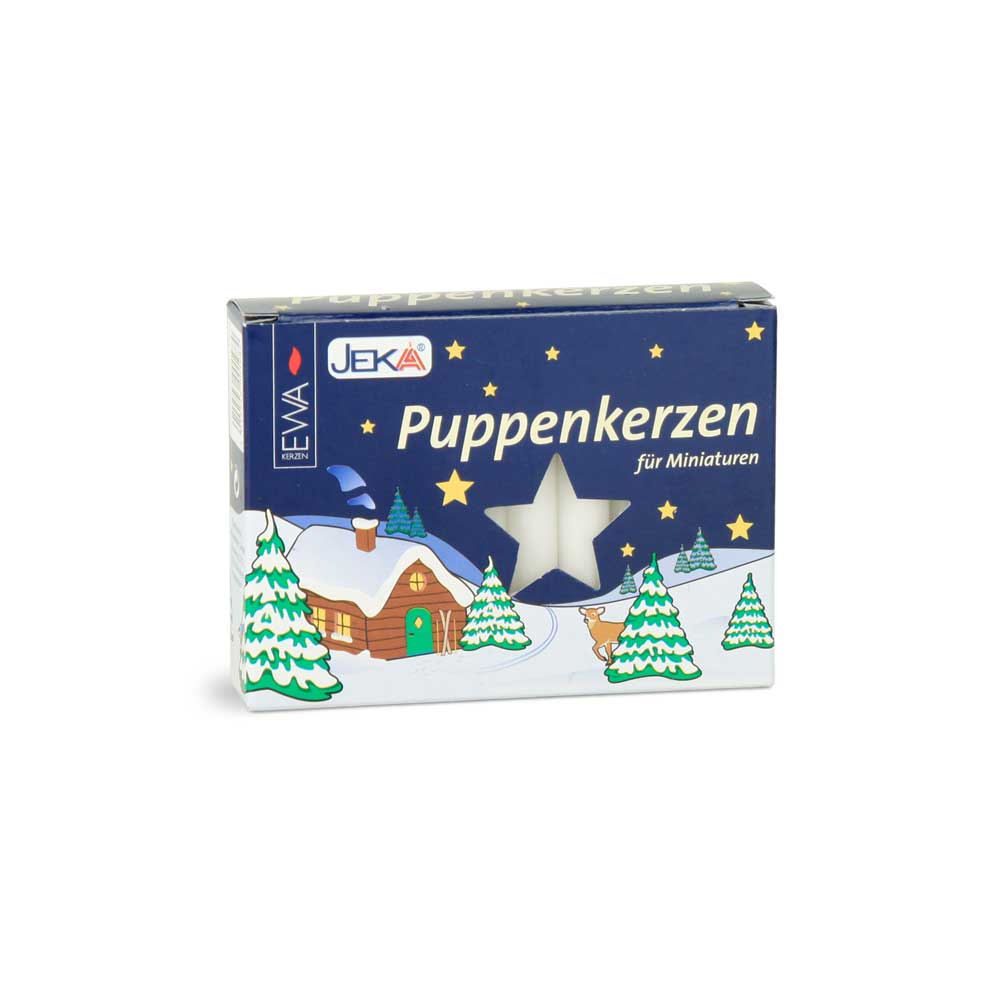 Puppenkerze weiß (20 St.) Puppenkerze weiß (20 St.)