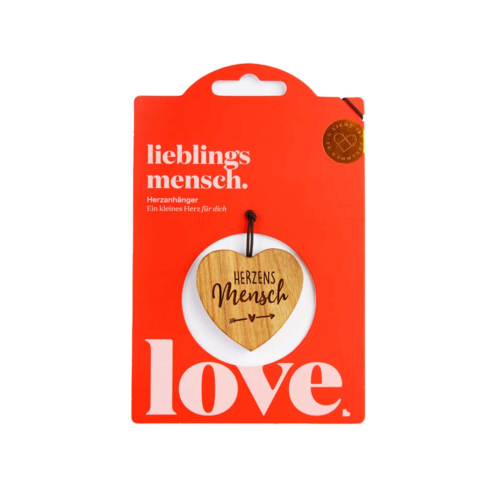 Herzanhänger "Herzensmensch"