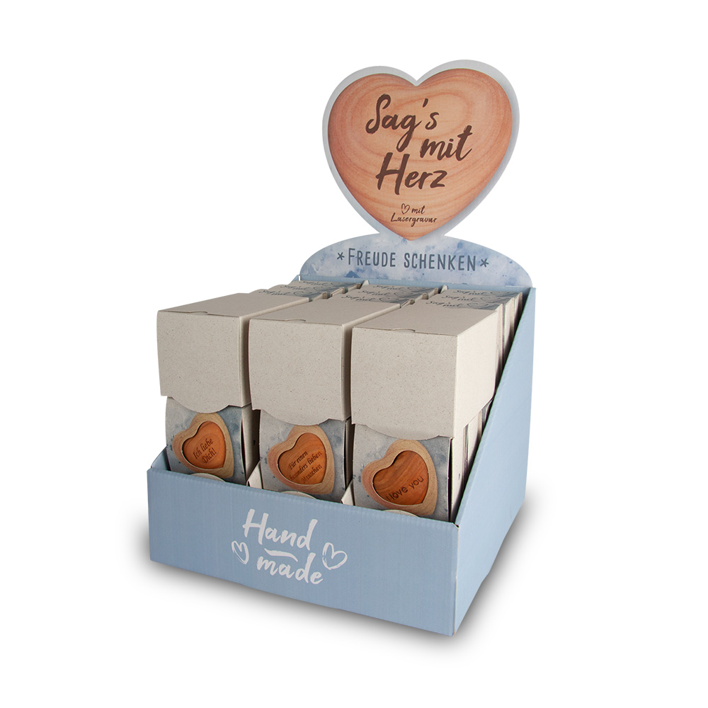 Display Herz Gr. 1 (bestehend aus 9 x 6 Herzen) Display Herz Gr. 1 (bestehend aus 9 x 6 Herzen)