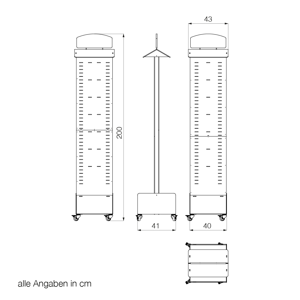 D9 Bodendisplay fix, Duo 40, D9-2734-12 D9 Bodendisplay fix, Duo 40, D9-2734-12