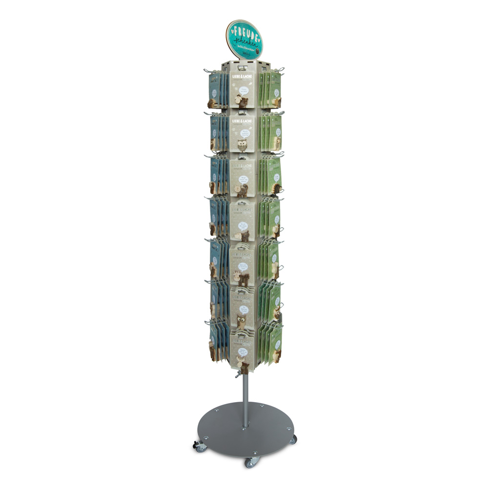 D8 Bodendisplay drehbar, Hexagon, D8-671-2 D8 Bodendisplay drehbar, Hexagon, D8-671-2