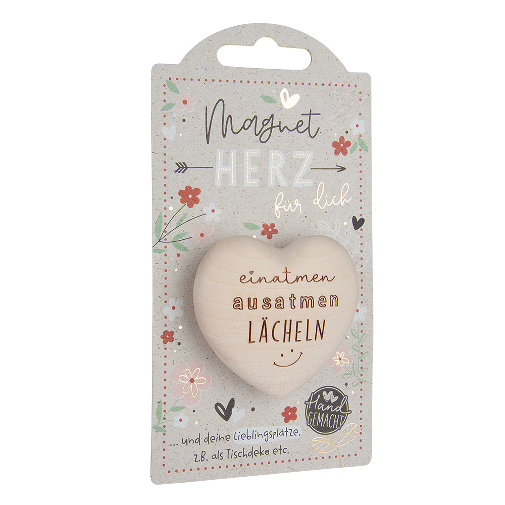 LovelyHearts - mit Magnet: "einatmen ausatmen..." LovelyHearts - mit Magnet: "einatmen ausatmen..."