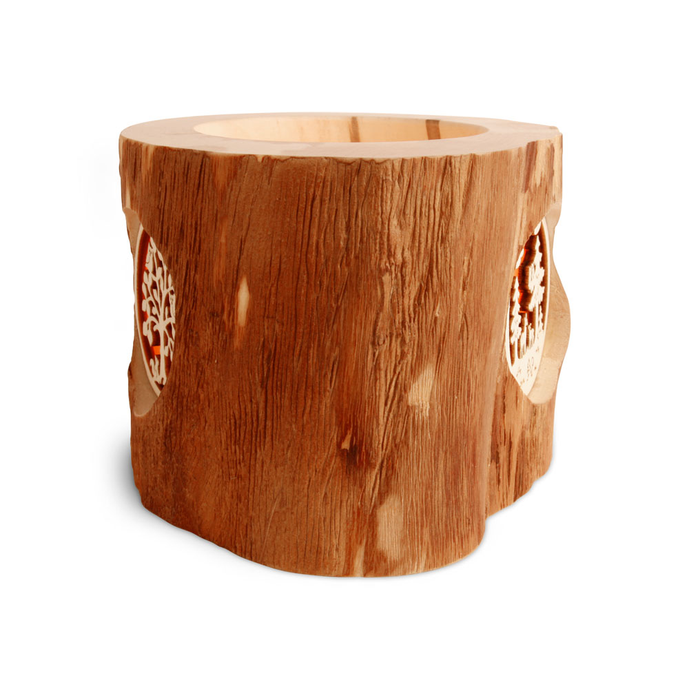 Stimmungsleuchter Gr. 1 ohne Rinde, 3 Jahresm... Stimmungsleuchter Gr. 1 ohne Rinde, 3 Jahresm...