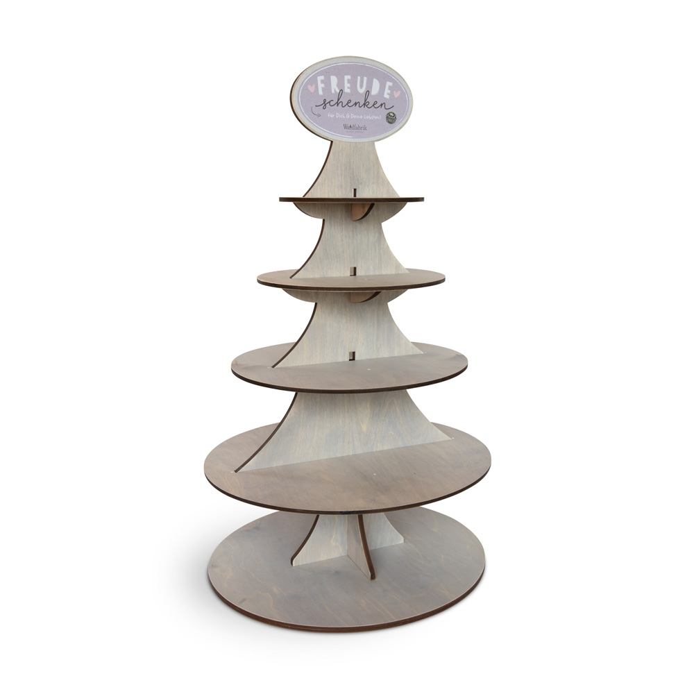 D4 Tischdisplay fix, Tanne H 91 cm D4 Tischdisplay fix, Tanne H 91 cm