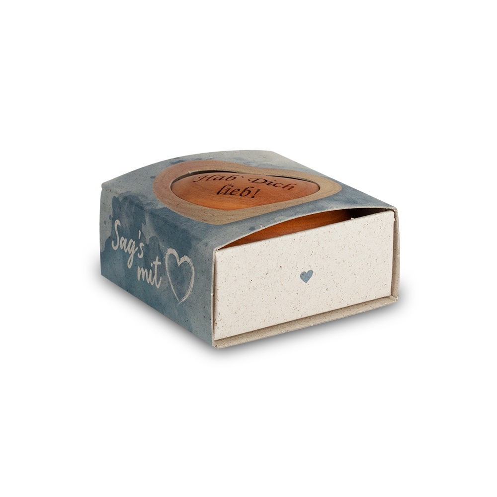 Herz symmetrisch Gr. 1: "Hab' Dich lieb!" Herz symmetrisch Gr. 1: "Hab' Dich lieb!"