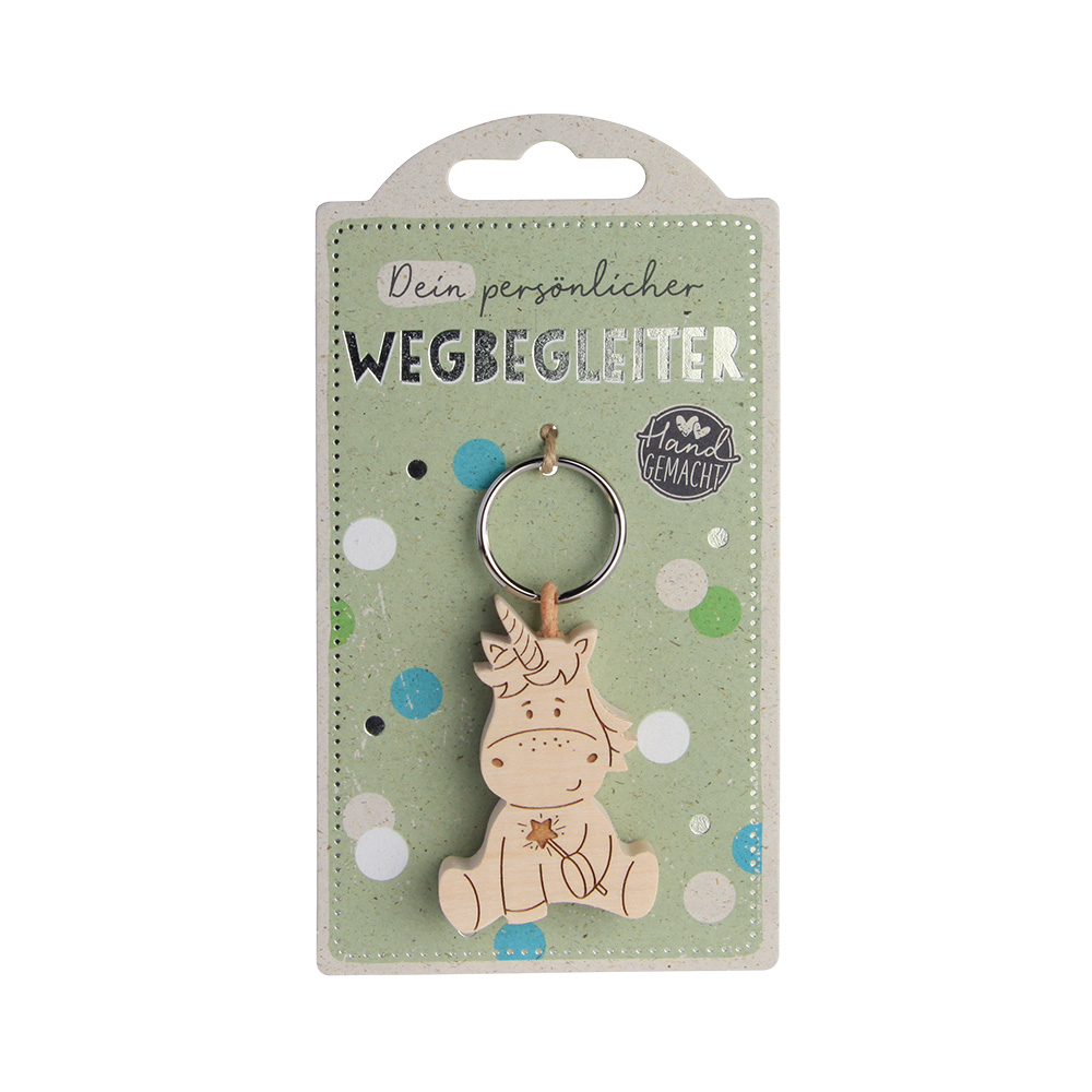 LuckyKeys: Einhorn sitzend LuckyKeys: Einhorn sitzend