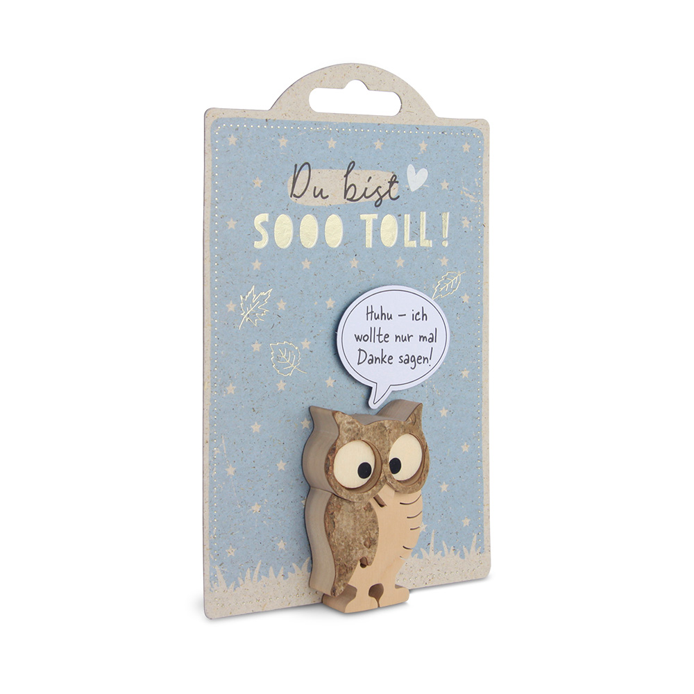 HappyAnimals - Du bist..., Kauz: "Huhu..." HappyAnimals - Du bist..., Kauz: "Huhu..."