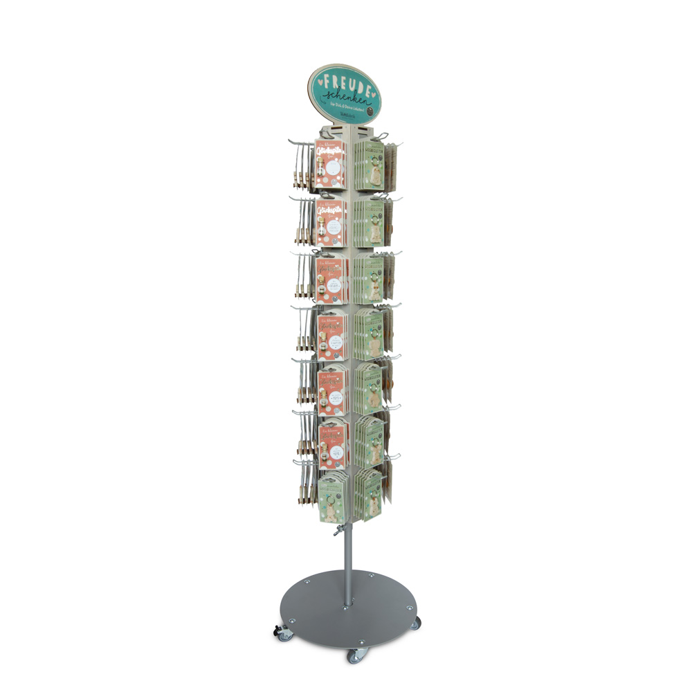 D8 Bodendisplay drehbar, Hexagon, D8-671-1 D8 Bodendisplay drehbar, Hexagon, D8-671-1